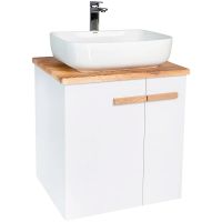 Товар: Тумба под раковину VIANT Мюнхен 70 VMUN70NBEL-T2STP подвесная Белая матовая - фото 1 Тумба под раковину VIANT Мюнхен 70 VMUN70NBEL-T2STP подвесная Белая матовая — фото 1, Мебель для ванной