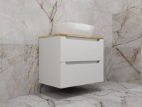 Тумба под раковину Style Line Бали 70 ЛС-00002338 подвесная Белый софт — фото 5, Мебель для ванной