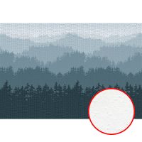 Фреска Ortograf Горы 33903 Фактура бархат FX Флизелин (4*2,7) Серый/Зеленый, Деревья/Абстракция — фото 1, Фрески