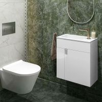 Керамический плинтус Kerama Marazzi Серенада зеленый глянцевый обрезной FMA031R 15х30 см — фото 2, Керамическая плитка