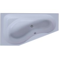 Акриловая ванна Aquatek Медея 170x95 L MED180-0000007 без гидромассажа без панелей с каркасом (вклеенный) со слив-переливом — фото 1, Акриловые ванны