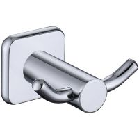 Двойной крючок Kaiser KH-1702 Хром — фото 1, Крючки для полотенец