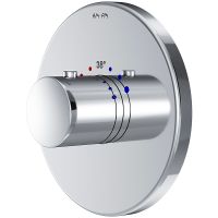 Смеситель для душа AM.PM Like F8075500 с термостатом Хром — фото 1, Смеситель для душа