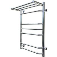 Водяной полотенцесушитель Тругор Браво 3 П ПМ R 80x50 с полкой Хром — фото 1, Водяные полотенцесушители