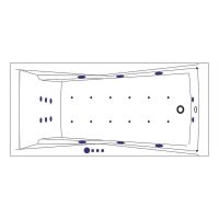 Товар: Акриловая ванна Whitecross Palace 170x75 0104.170075.100.ULTRA.GL с гидромассажем - фото 8 Акриловая ванна Whitecross Palace 170x75 0104.170075.100.ULTRA.GL с гидромассажем — фото 8, Ванны