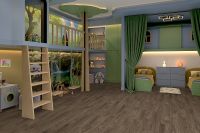 Виниловый ламинат Damy Floor Family LVT 0036-3-LVT Орех Американский 1227х187х2,5 мм — фото 5, Виниловый ламинат