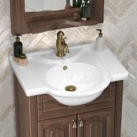 Товар: Тумба под раковину Opadiris Риспекто 55 00-00005752 Орех антикварный - фото 2 Тумба под раковину Opadiris Риспекто 55 00-00005752 Орех антикварный — фото 2, Мебель для ванной