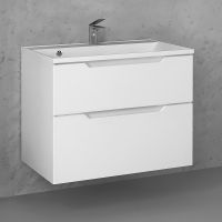 Тумба под раковину Raval Wector 80 Wct.01.80/P/W/MD подвесная Белая — фото 3, Тумбы под раковину