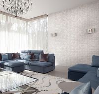 Обои Milassa Geometrica GM1 001 Флизелин (1*10,05) Серый/Бежевый, Геометрия — фото 2, Обои для стен