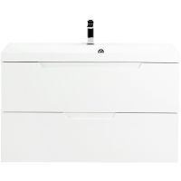 Тумба под раковину BelBagno Vittoria 100 VITTORIA-1000-2C-SO-BO-P подвесная Bianco Opaco — фото 7, Тумбы под раковину