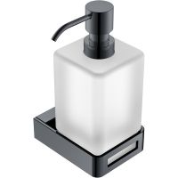 Дозатор для жидкого мыла Boheme Q 10957-SGM Оружейная сталь глянцевая — фото 1, Дозаторы