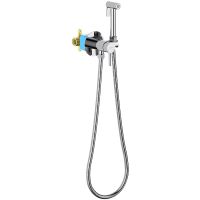 Гигиенический душ со смесителем Aquatek Европа AQ1021CR Хром — фото 1, Душевое оборудование. Душевая программа