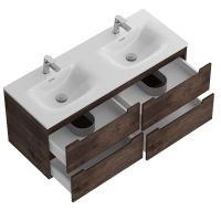 Тумба под раковину BelBagno Etna 120 ETNA-1200-4C-SO-2-RW подвесная Rovere Moro — фото 4, Тумбы под раковину