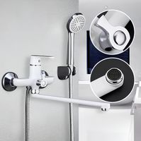 Товар: Смеситель для ванны Frap H31 F2231 универсальный Белый Хром - фото 4 Смеситель для ванны Frap H31 F2231 универсальный Белый Хром — фото 4, Смеситель для ванны