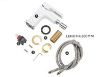 Смеситель для биде Gappo G17-8 G5017-8 Белый Хром — фото 8, Смесители для биде