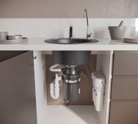 Кухонная мойка Domaci Бьелла DMC-05 GWS-05-308 Черная — фото 5, Кухонные мойки