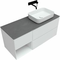 Товар: Тумба под раковину Allen Brau Infinity 120 R 1.21007.WM подвесная Белая матовая - фото 4 Тумба под раковину Allen Brau Infinity 120 R 1.21007.WM подвесная Белая матовая — фото 4, Мебель для ванной