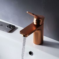 Смеситель для раковины AM.PM X-Joy F85A02144 Розовое золото — фото 6, Смесители для раковины