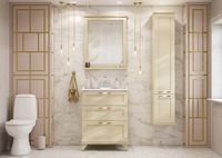 Тумба под раковину Aquaton Леон 65 Н 1A194601LBPR0 Дуб бежевый — фото 4, Тумбы под раковину