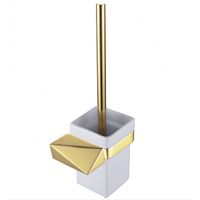 Ершик для унитаза Boheme New Venturo 10319-G Белый Золото — фото 1, Ершики для унитаза