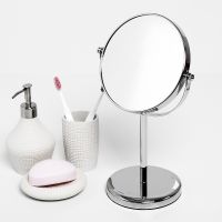 Косметическое зеркало WasserKRAFT K-1003 с увеличением Хром — фото 2, Косметические зеркала