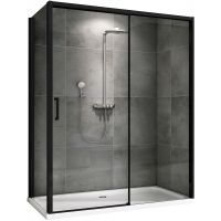 Товар: Душевой уголок Abber Komfort 160x100 AG93160B-S102B профиль Черный стекло прозрачное - фото 1 Душевой уголок Abber Komfort 160x100 AG93160B-S102B профиль Черный стекло прозрачное — фото 1, Прямоугольные душевые уголки