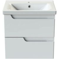 Тумба с раковиной Orange Milano TP-M60-02 подвесная Белая — фото 1, Тумбы с раковиной