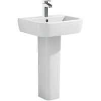 Раковина Allen Brau Infinity 56 4.21007.20 Белая — фото 3, Раковины подвесные