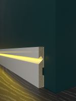 Плинтус Evrowood PN 103 led 2000x100x16 мм — фото 6, Плинтуса напольные