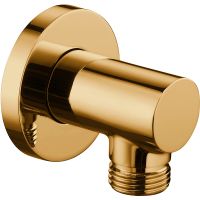 Шланговое подключение Omnires S008GL Золото — фото 1, Душевое оборудование. Душевая программа