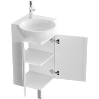 Товар: Тумба под раковину Aqwella Porto 45 POR0104WW угловая Белая - фото 2 Тумба под раковину Aqwella Porto 45 POR0104WW угловая Белая — фото 2, Мебель для ванной