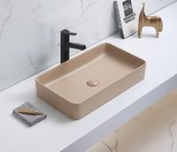 Раковина-чаша CeramaLux 60 Капучино арт-78189MC-1 — фото 2, Раковины накладные