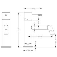 Товар: Смеситель для раковины Boheme Uno 461-B Черный матовый - фото 2 Смеситель для раковины Boheme Uno 461-B Черный матовый — фото 2, Смесители