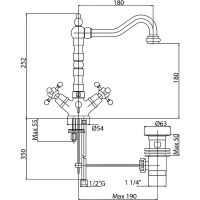 Товар: Смеситель для раковины Cezares Lord-LS2-03/24 Золото 24 карат - фото 3 Смеситель для раковины Cezares Lord-LS2-03/24 Золото 24 карат — фото 3, Смесители