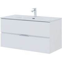 Товар: Тумба под раковину Aquanet Алвита New 100 277518 подвесная Белая матовая - фото 8 Тумба под раковину Aquanet Алвита New 100 277518 подвесная Белая матовая — фото 8, Мебель для ванной