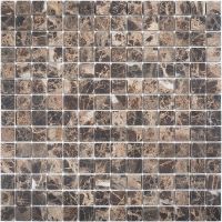 Керамическая мозаика StarMosaic Wild Stone Dark Emperador Matt JMST070 30,5x30,5 см — фото 1, Мозаика