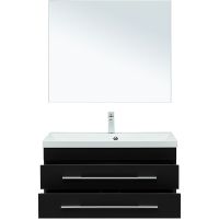 Комплект мебели для ванной Aquanet Верона 90 287640 подвесной Черный матовый — фото 5, Комплекты мебели для ванной