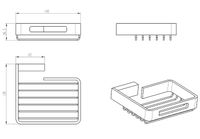 Держатель для губки Boheme Q 10959-GM Оружейная сталь — фото 2, Аксессуары для ванной