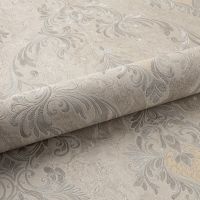 Обои Fipar Platino R 23743 Винил на флизелине (1,06*10,05) Серый/Коричневый, Дамаск — фото 2, Обои для стен