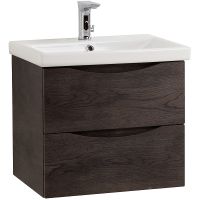 Тумба под раковину BelBagno Marino-Cer 60 MARINO-CER-600-2C-SO-RNG-P подвесная Rovere Nature Grigio — фото 3, Тумбы под раковину