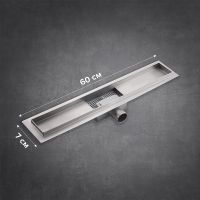 Товар: Душевой лоток Ростовская Мануфактура Сантехники РМС ТЛ-01-60х7 с решеткой под плитку - фото 5 Душевой лоток Ростовская Мануфактура Сантехники РМС ТЛ-01-60х7 с решеткой под плитку — фото 5, Душевые лотки