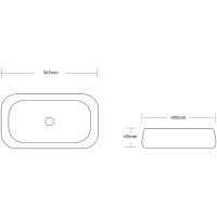 Раковина-чаша Ceruttispa 57 CR0086 MMW1 СТ9546 Белый матовый мрамор — фото 7, Раковины накладные