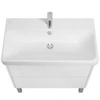 Тумба под раковину Aquaton Сканди 80 1A283001SD010 подвесная Белая — фото 6, Тумбы под раковину