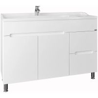 Тумба под раковину СанТа Лондон 120 224031 Белая — фото 1, Тумбы под раковину