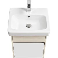 Тумба под раковину Aquaton Верди PRO 50 1A195901VDAV0 подвесная Белый Ясень фабрик — фото 3, Тумбы под раковину