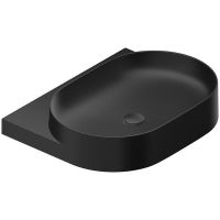 Раковина Ravak Yard 60 XJX0D060000 Черная матовая — фото 1, Раковины подвесные