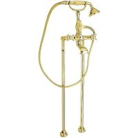 Смеситель для ванны Cezares Lord LORD-VDP-03/24-M Золото 24 карат — фото 1, Смесители напольные