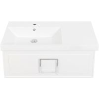 Тумба под раковину La Fenice Cubo 90 подвесная Белая матовая арт-FNC-01-CUB-B-90 — фото 6, Тумбы под раковину