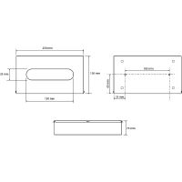 Держатель для салфеток Bemeta Dark 102303020 Черный матовый — фото 2, Прочие аксессуары и комплектующие