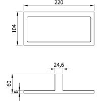 Полотенцедержатель Nofer Corinto 16930.S Сатин — фото 2, Полотенцедержатели
